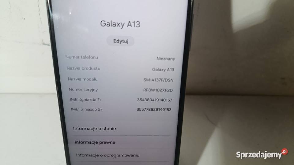 Smartfon SAMSUNG Galaxy A13 464GB Katowice