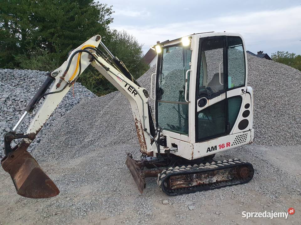 Terex am16R minikoparka szybkozłącze komplet Lipnica Mała sprzedam