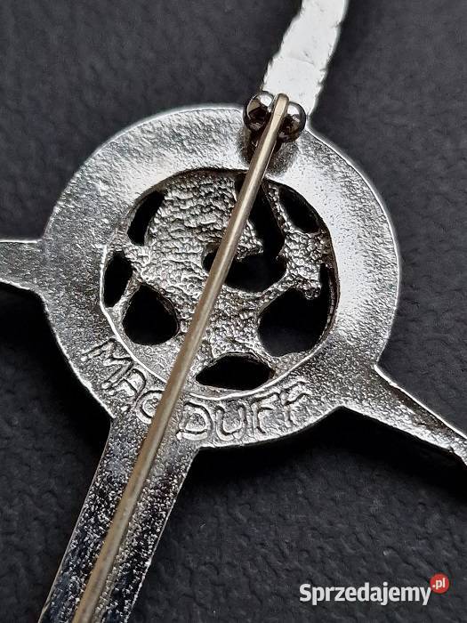 VINTAGE SZKOCKA BROSZA MĘSKA MIECZ MACDUFF DEUS sprzedam