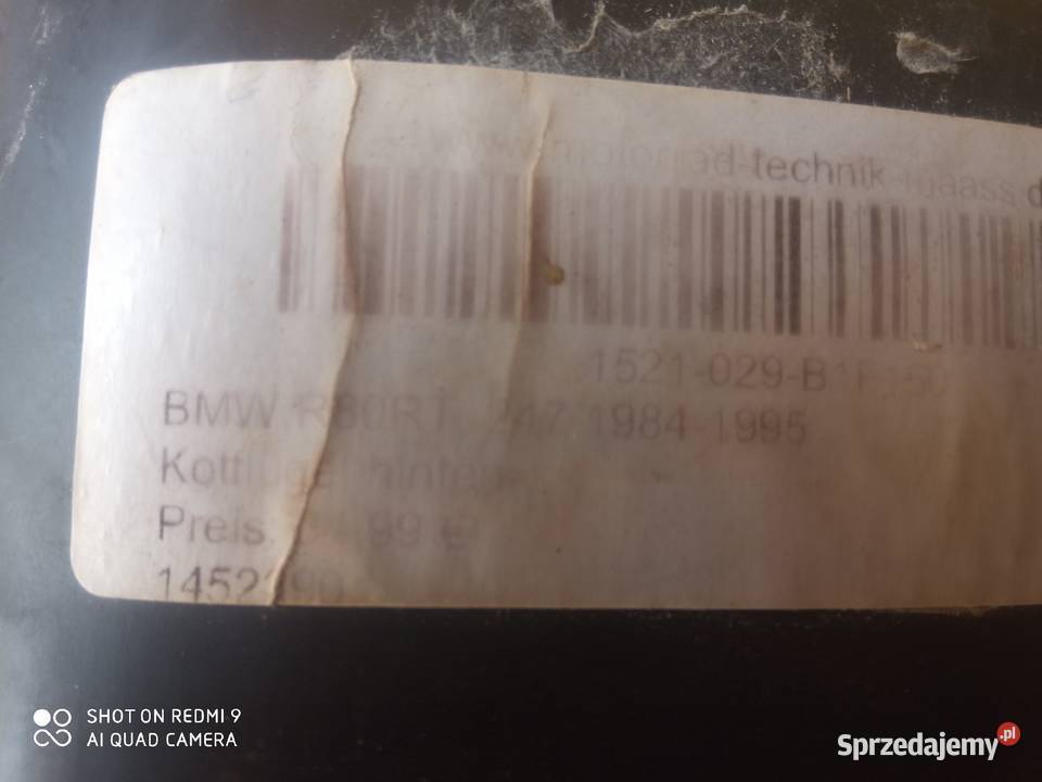 Nowy Tyl BMW R 80 R 100 GS bmw r80rt 247 tylny Części motocyklowe wielkopolskie Kalisz sprzedam