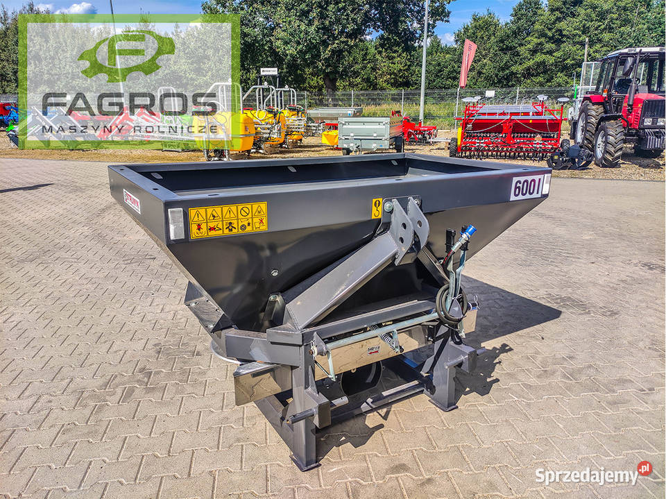 nowy Rozsiewacz nawozu 200l do 1700l RATy siewk Sierpc