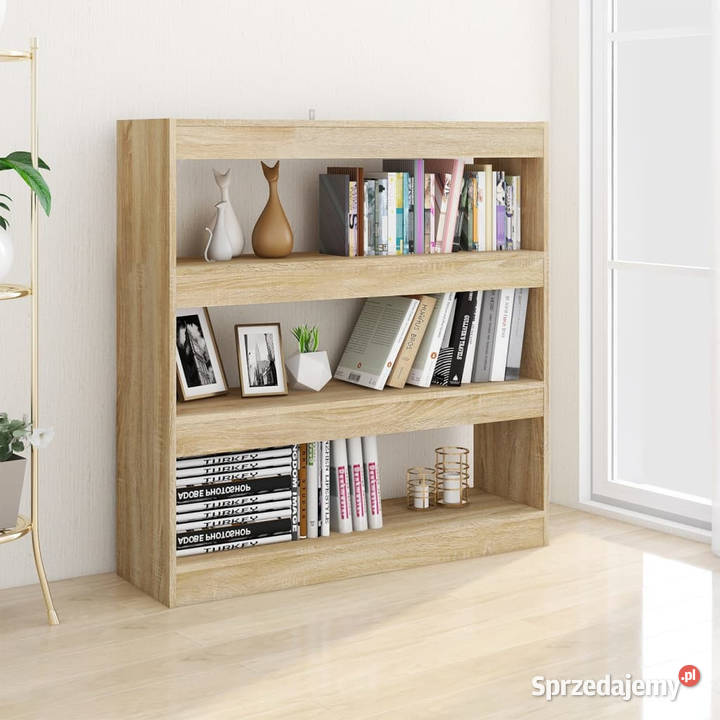 Regał na książkiprzegroda dąb sonoma 100x30x103 Warszawa