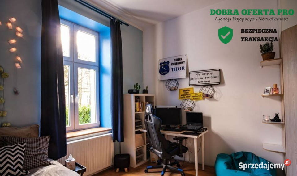 Przestronne mieszkanie w zabytkowej kamienicy Liczba pokoi 4