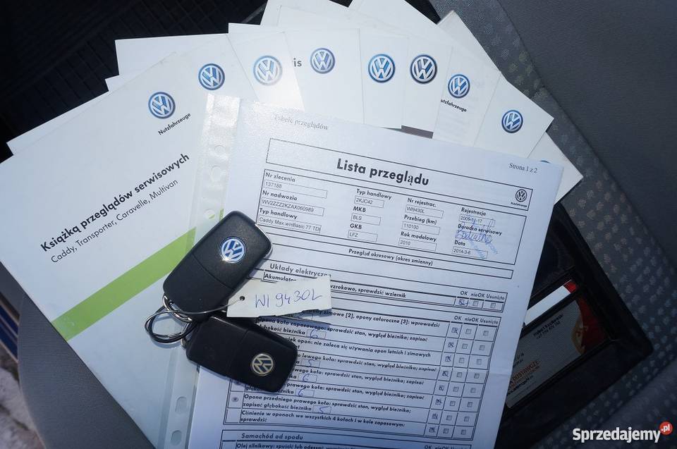 Nieuszkodzony Volkswagen Caddy niebieski Białystok