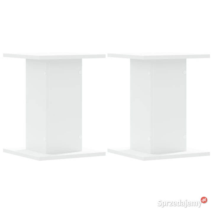 Podstawki pod głośniki 2 białe 30x30x40 WM852645 Warszawa