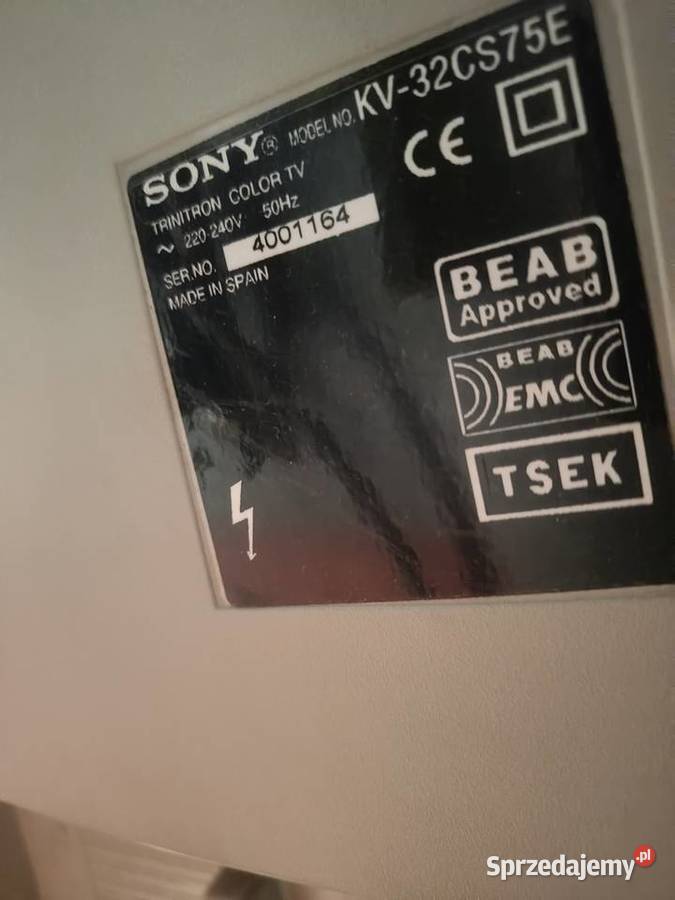 Sony Trinitron Wega KV32CS75E 32 TV i Video Łódź