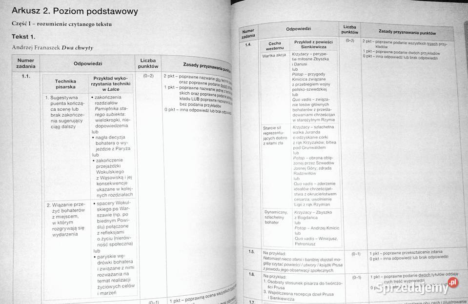 Teraz matura 2016 Język polski Marianna Gutowska Chełm
