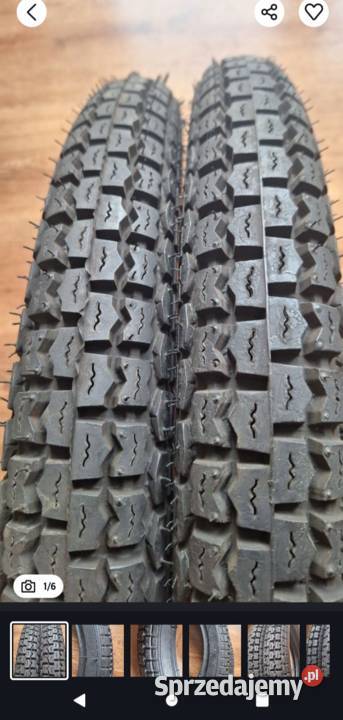 Opony Stomil 300X18 Nowe PRL WSKMzJawaCz 18cale Motocyklowe sprzedam