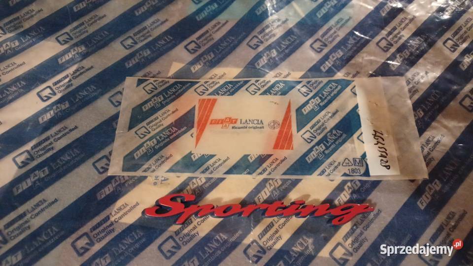 Emblemat Logo Napis Sporting Cinquecento Krosno sprzedam