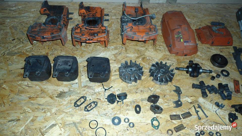 Husqvarna 154 254 257 części karter tłok Łagów sprzedam