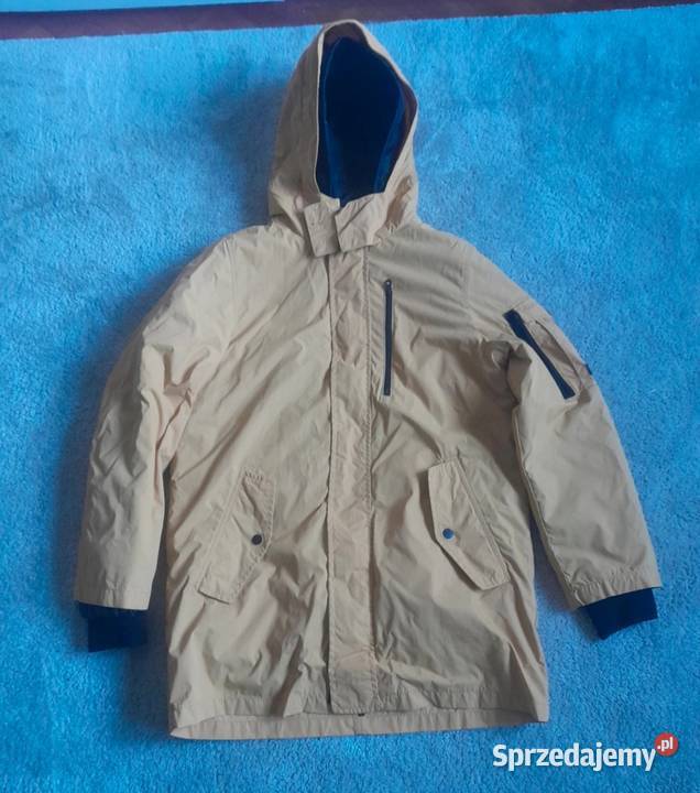 Żółta ciepła kurtka