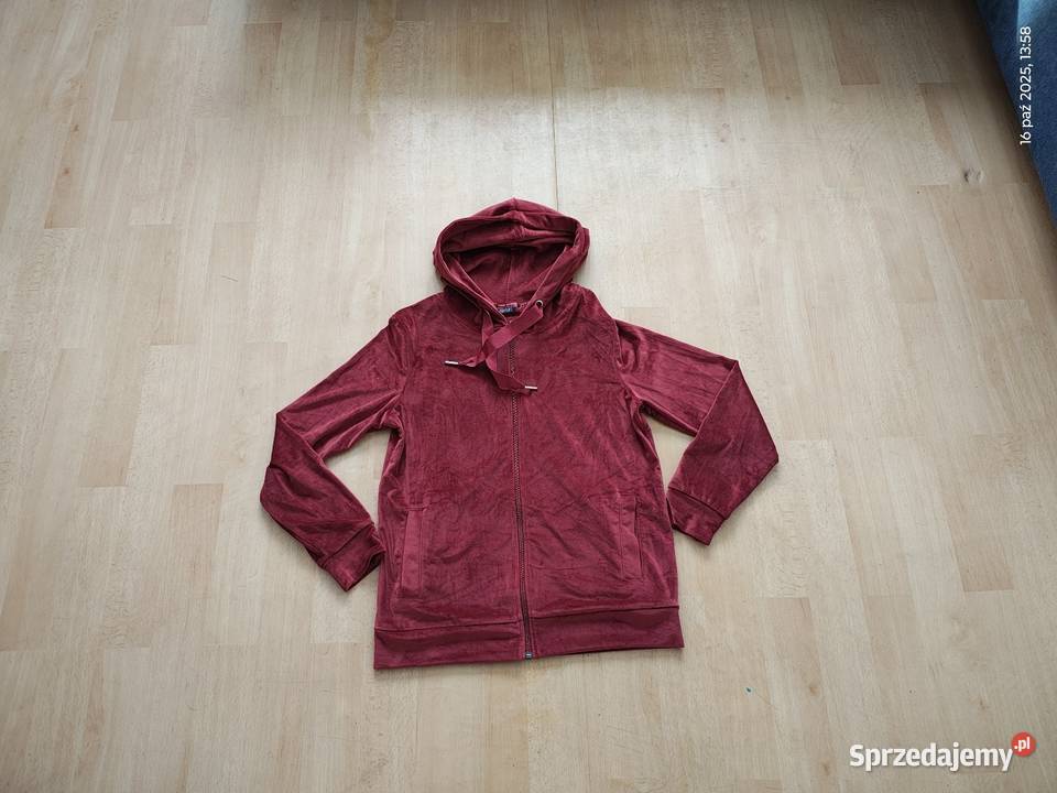 Bluza damska z kapturem Esmara welurowa Pozostałe