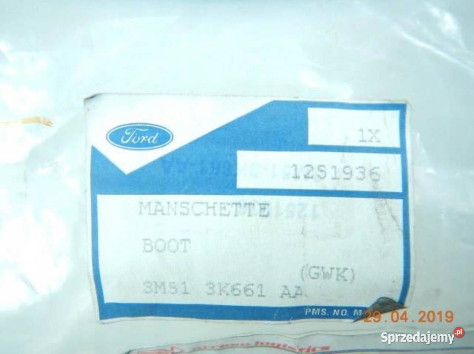 OSŁONA PRZEKŁADNI KIEROWNICZEJ FORD FOCUS 14 osobowe Części samochodowe