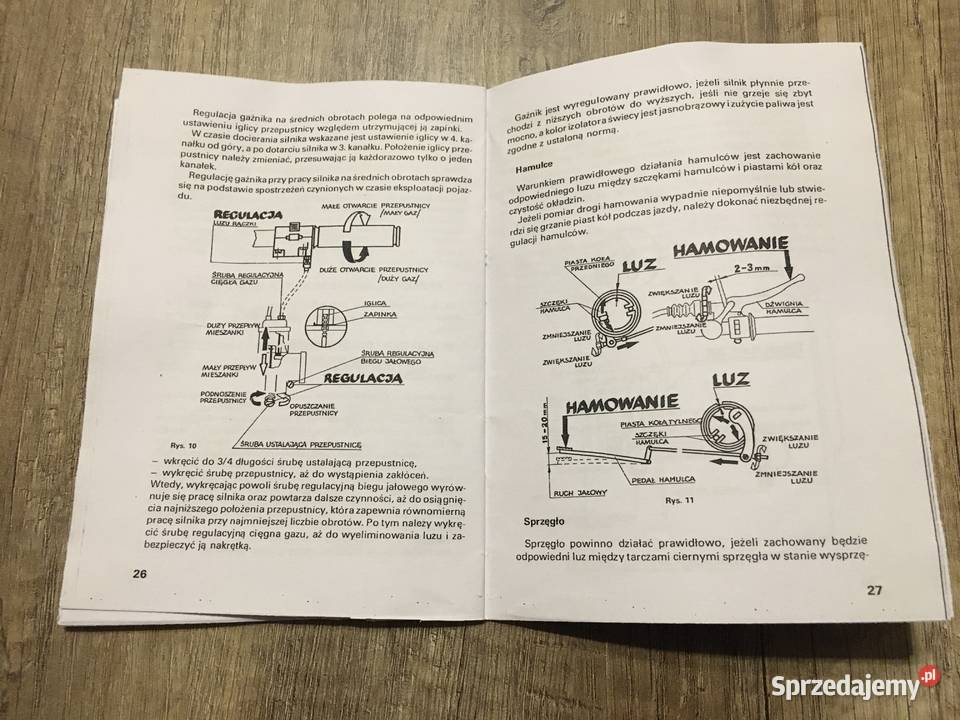 Instrukcja motycykla WSK 175 Perkoz Pozostałe Białystok sprzedam