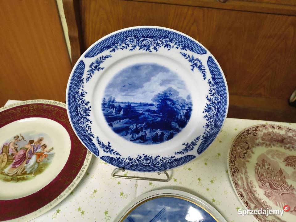 Talerze ozdobne kolekcjonerskie Chorzew sprzedam