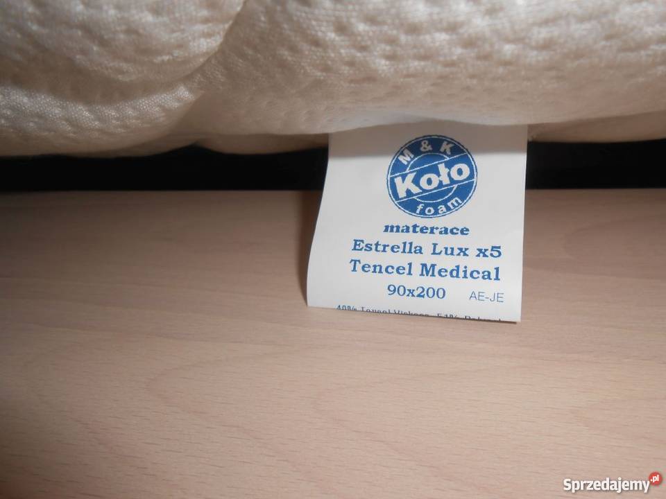 Materac Estrella Lux MK Koło 90x200 Warszawa sprzedam