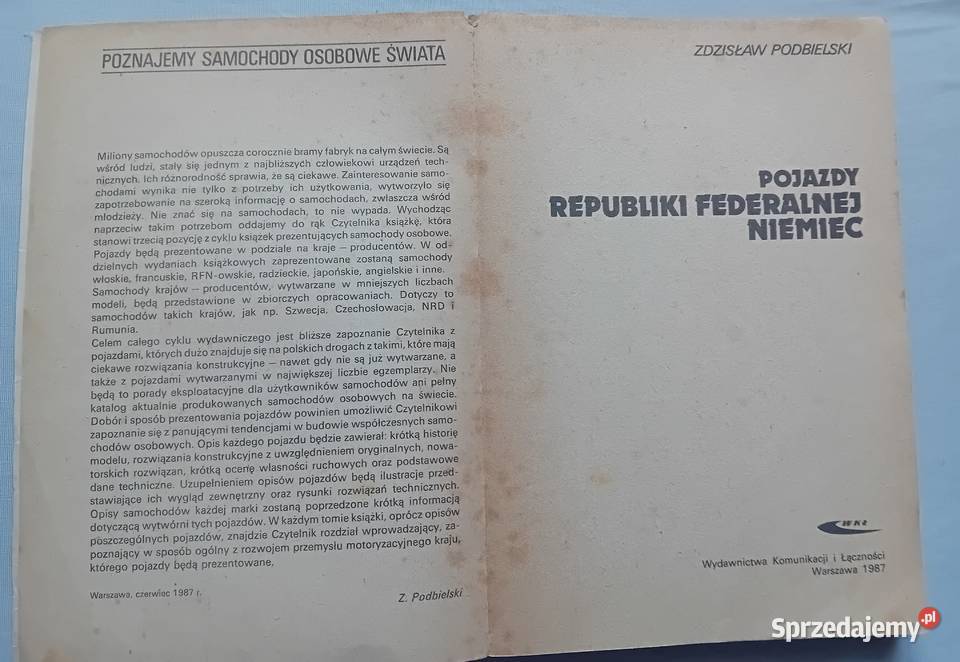 Zdzisław Podbielski Pojazdy Republiki Federalnej Koźminek