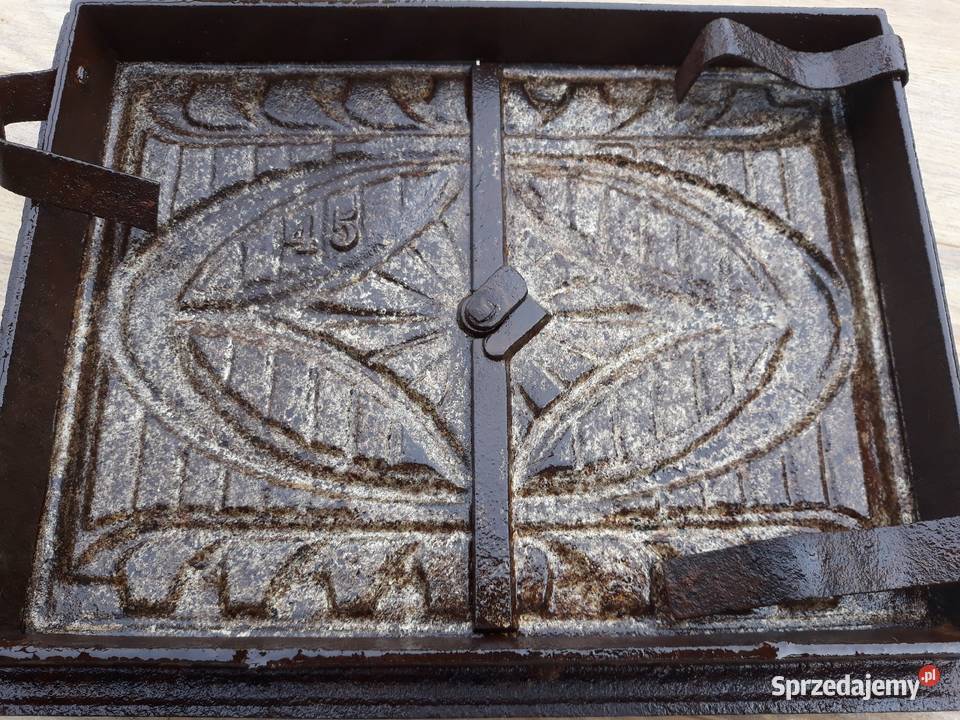 żeliwne drzwiczki pieca koza cygan cyganek Namysłów