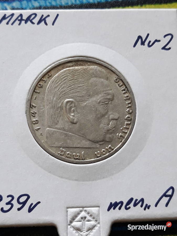 2 Marki Paul von Hindenburg 1939 r men A 2