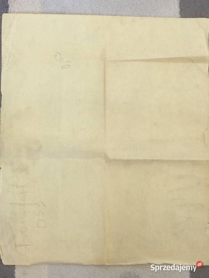 462 Niemiecka Mapa FrankfurtOder I Na Wschód Szczecin