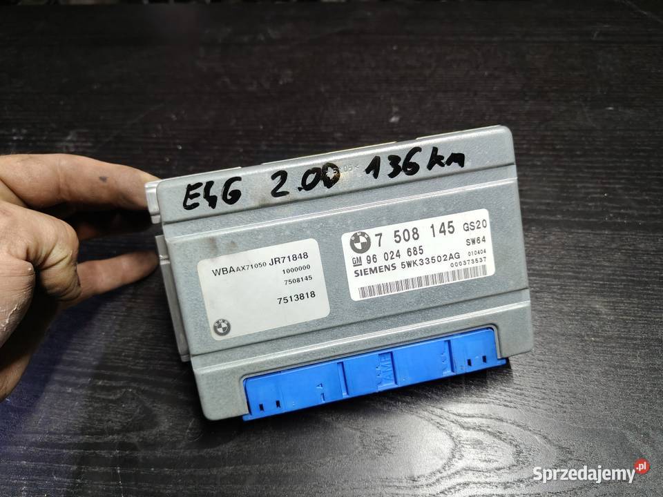 Bmw sterownik skrzyni biegów gm Aleksandrów Łódzki