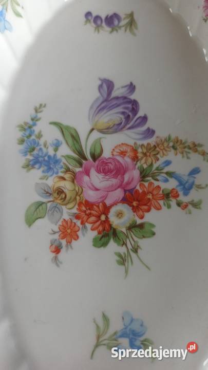 Paterka Schumann ażurowa owalna Z tulipanem Gdańsk sprzedam