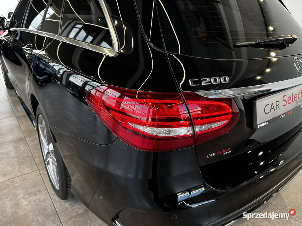 Mercedes C 200 T 20 184 automat 2018 r salon fa klimatyzacja Myślenice sprzedam