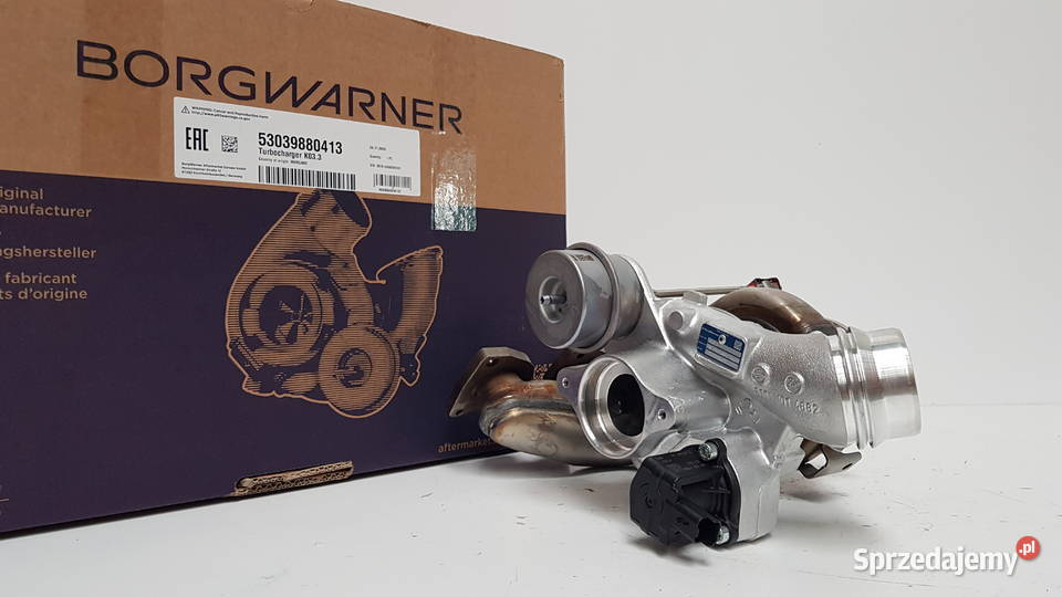 Turbosprężarka BorgWarner KKK 53039880413 ciężarowe Turbosprężarki Siedlce