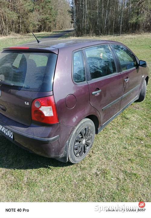 WV Polo 14 Rok produkcji 2002 Samochody osobowe łódzkie Baby