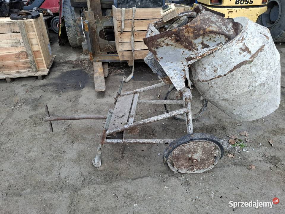Betoniarka na przekładni mechanicznej na 220v Targoszyn