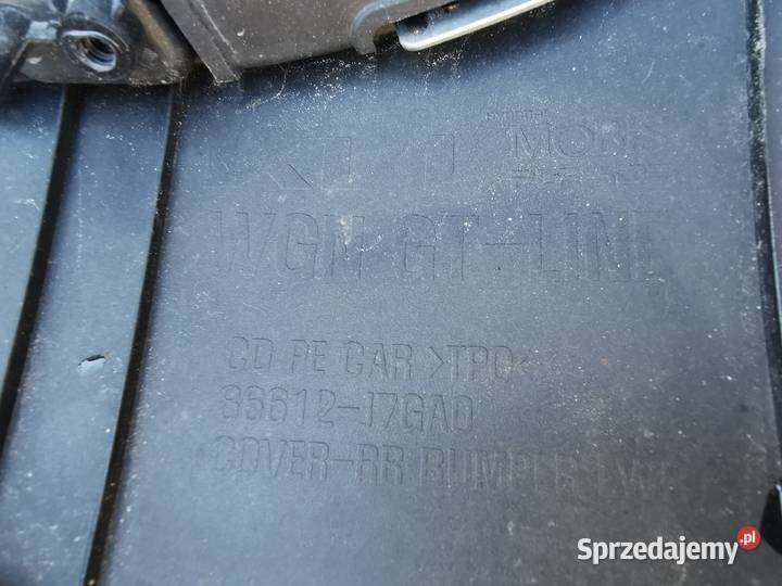 Dyfuzor dół zderzaka tył ceed 3 III kombi lift wielkopolskie Sieraków sprzedam