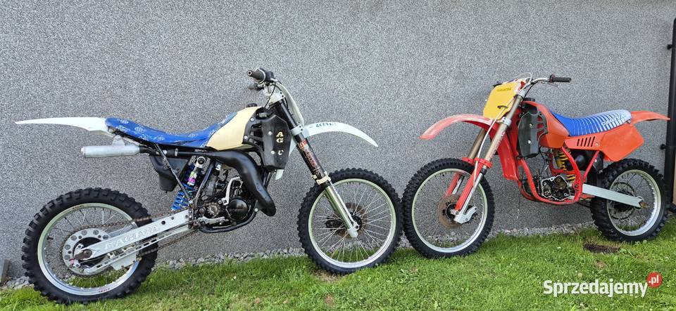 2 SZTUKI CAGIVA WMX 125 2T 19878r KLASYK Cross Świątniki Górne sprzedam