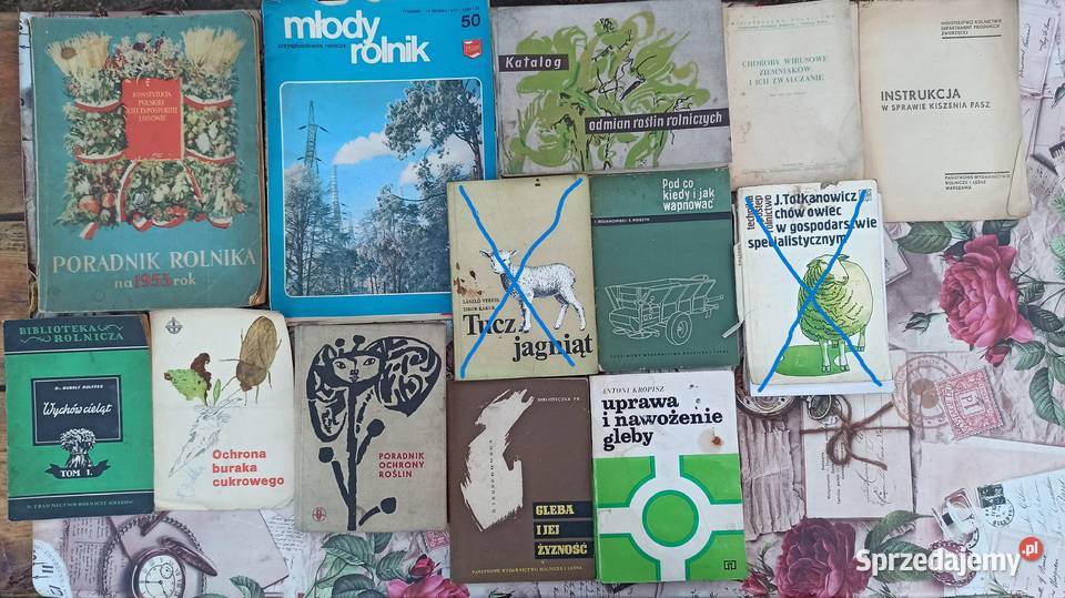 Książki rolnicze z lat 50 i 60 dot hodowli Pozostałe Wieluń