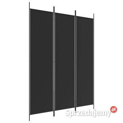 vidaXL Parawan 3panelowy czarny 150x200 mazowieckie Warszawa sprzedam