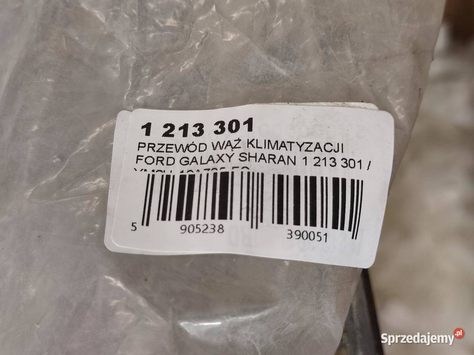 PRZEWÓD KLIMATYZACJI FORD GALAXY I 19 TDI 0006 Przewody klimatyzacji