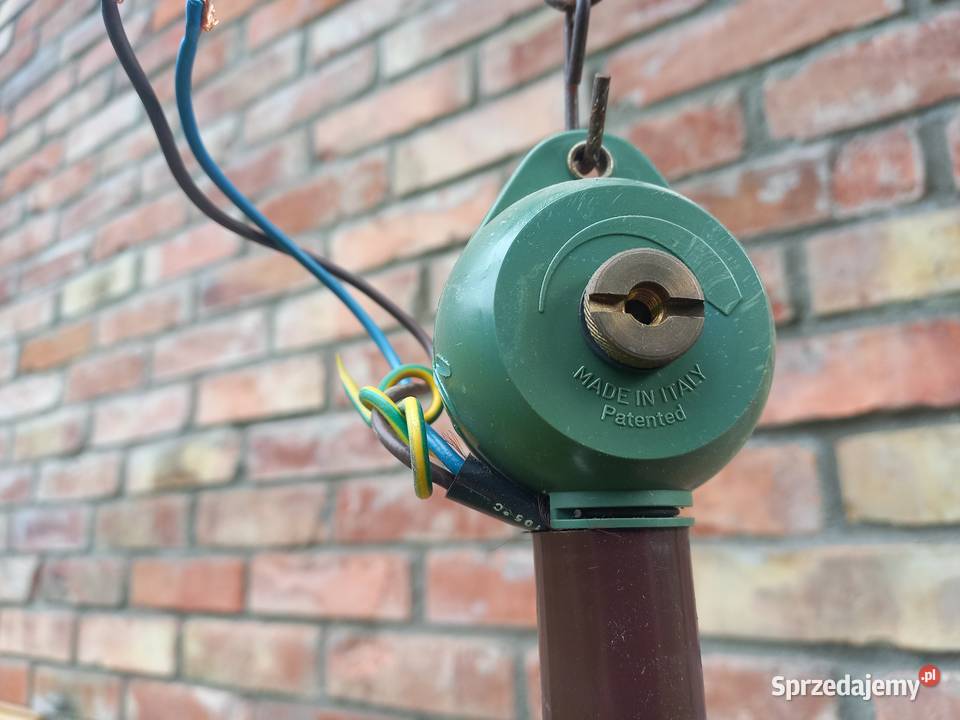 Żyrandol szklany metalowy holenderski z zachodniopomorskie