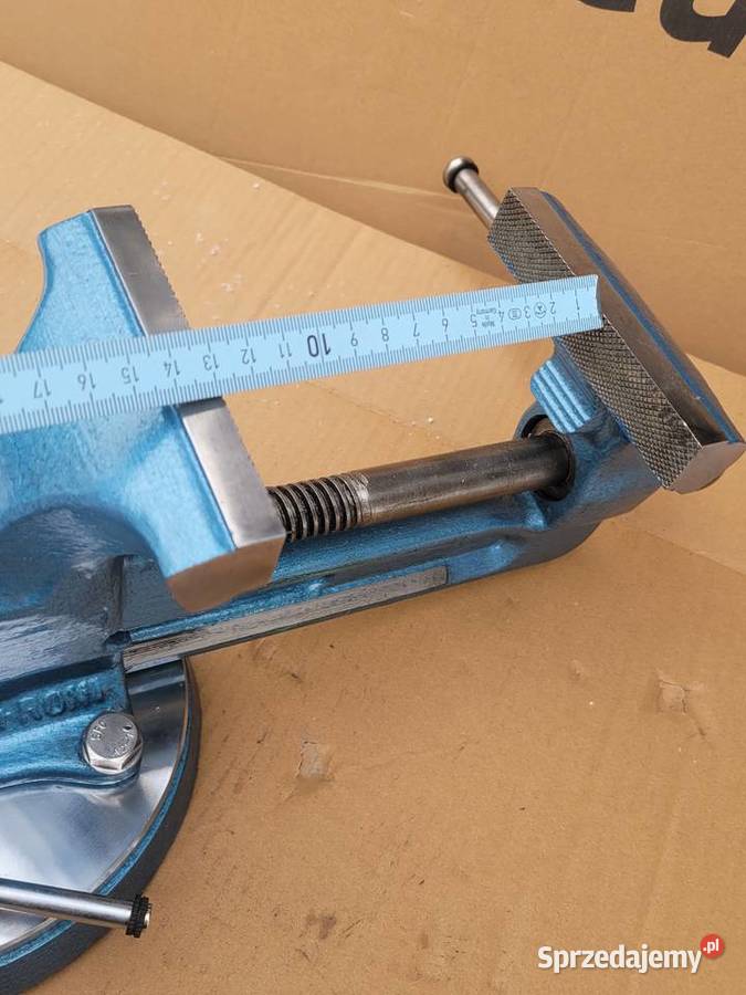 Niemieckie imadło stalowe kute Heuer Front 115 Białystok