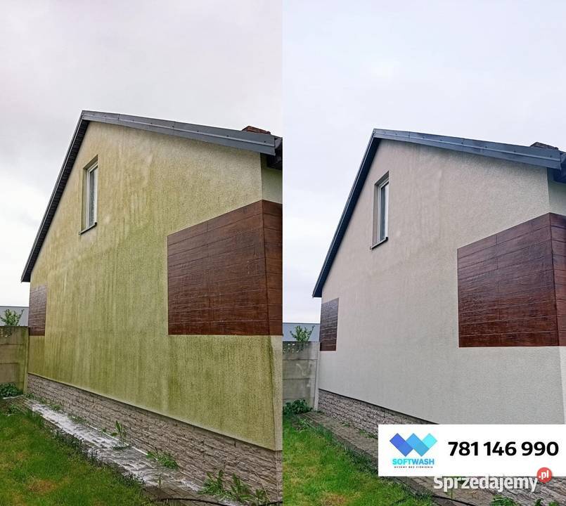 Miękkie Mycie Elewacji WAHOsoftwash Mycie Kostki Ostrowiec Świętokrzyski sprzedam