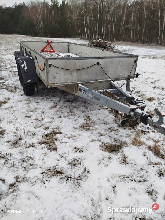 Przyczepa towarowa z hamulcem Dąbie