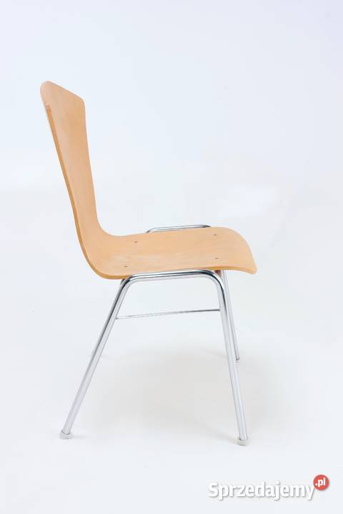 Krzesło drewniane do poczekalni Leszno