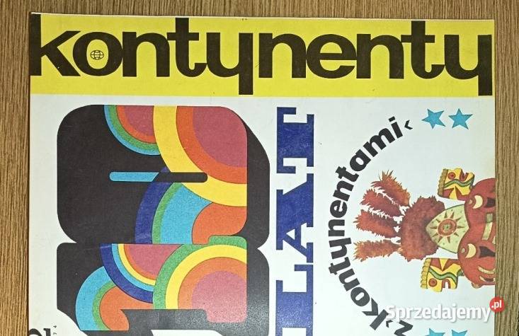 czasopismo miesięcznik magazyn Kontynenty 1974 podkarpackie Rzeszów