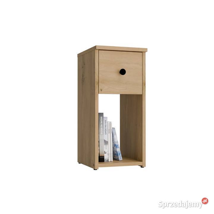 SZAFKA NOCNA TOMI 25 1S BIAŁY Stolik Nocny z