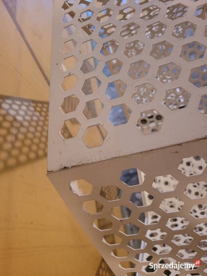 Metalowe półki półka heksagon LOFT biały plaster Katowice