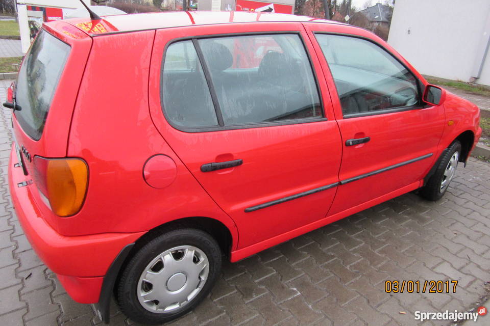 VWPolo III 14 5cio drzw r 98 zadbany czerwony Poznań