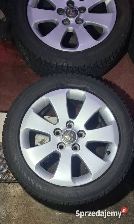 Koła felgi aluminiowe GM 17 5x120 opony zimowe Rybnik