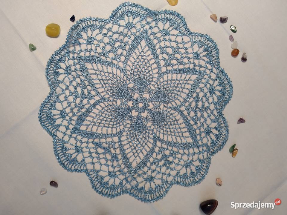 Błyszczące kolorowe serwetki ręcznie robione na