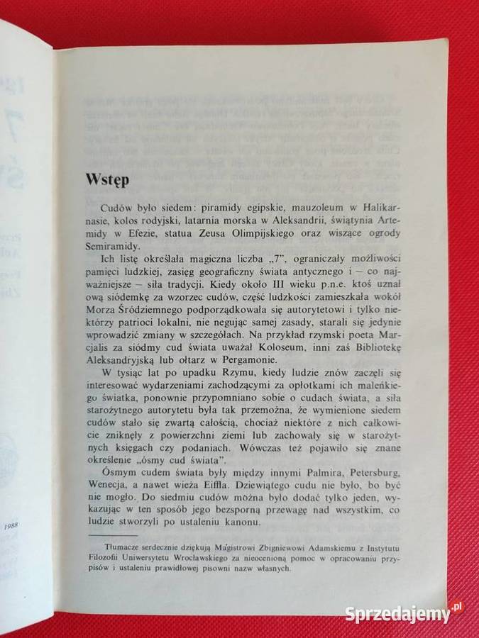 7 37 cudów świata Igor Możejko Katowice sprzedam