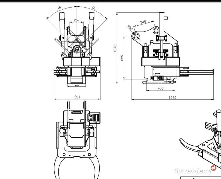 Głowica uchylno obrotowa tiltrotatorS50 lubelskie Biłgoraj