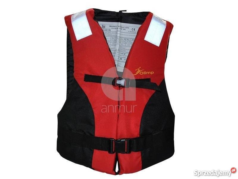 Kamizelka asekuracyjna kapok XL czerwonoczarna Rzeszów