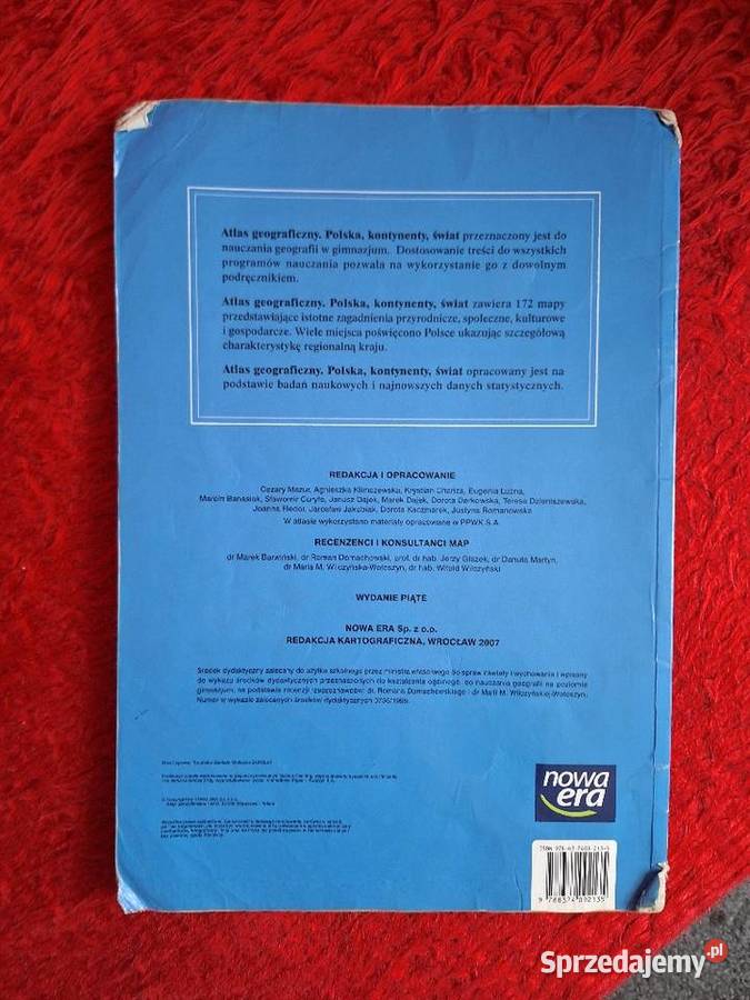 Atlas geograficzny mazowieckie Piaseczno